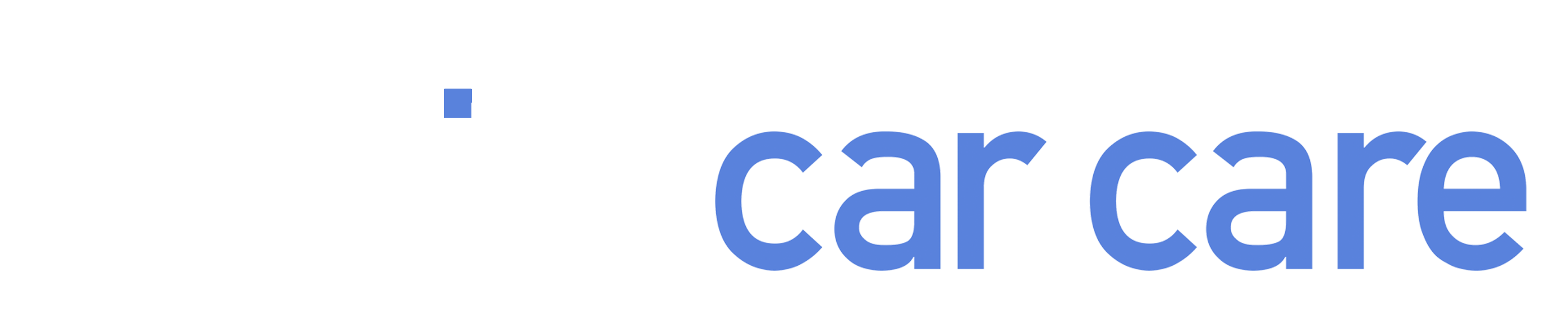 Logo met de tekst Smits Car Care en Z4 Specialist. Smits in het wit gekleurd, met een blauw punt op de i. Car Care in het blauw. Z4 Specialist wit.